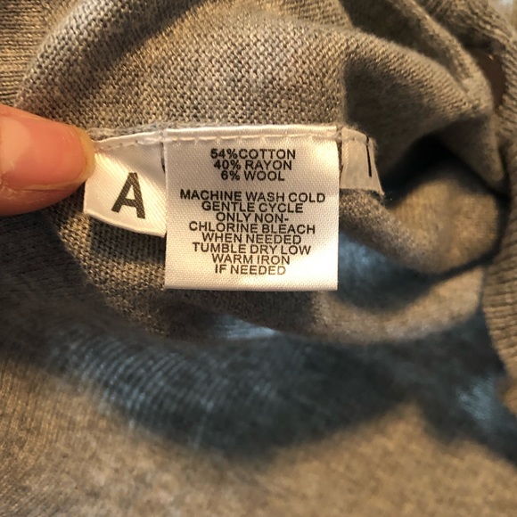 🌲 Loft grey short sleeve sweater - Picture 3 of 8